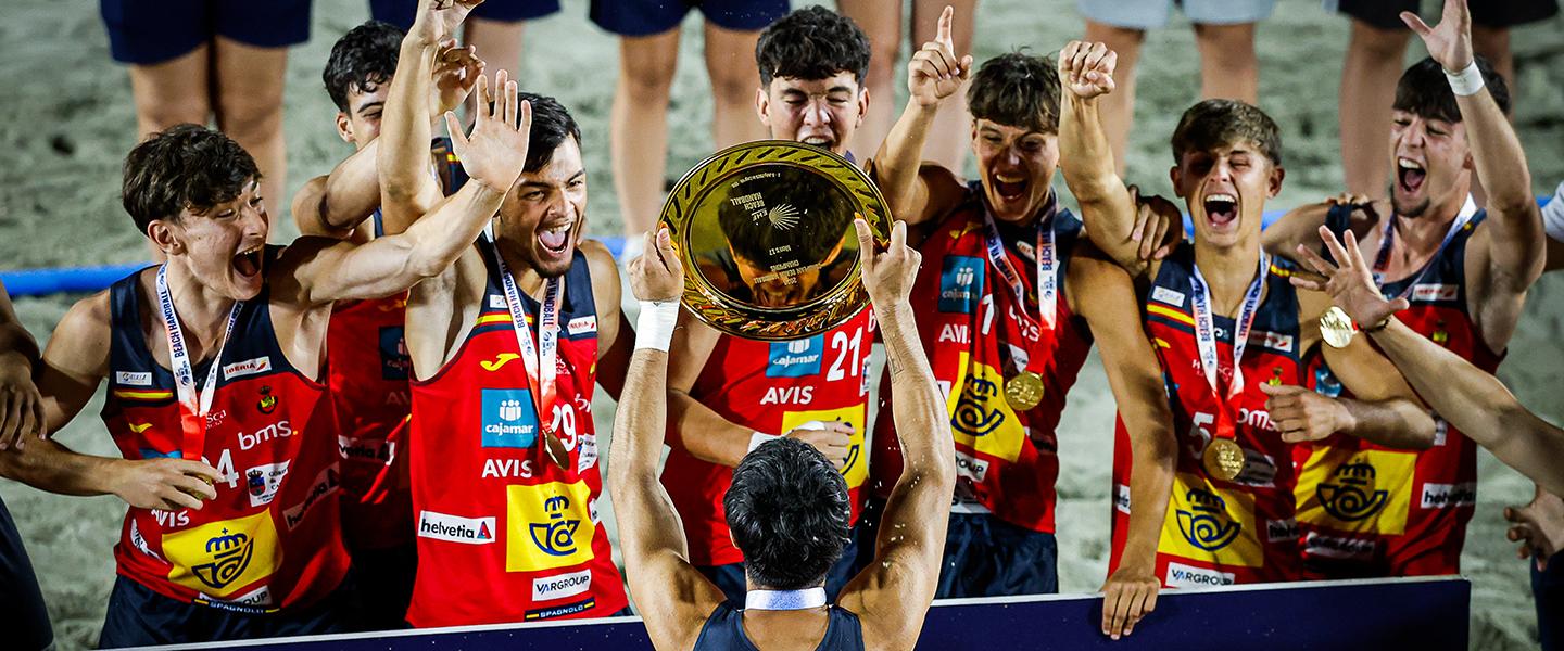 Spain continue international medal run as YAC 17 EHF Beach Handball EURO concludes in Zagreb