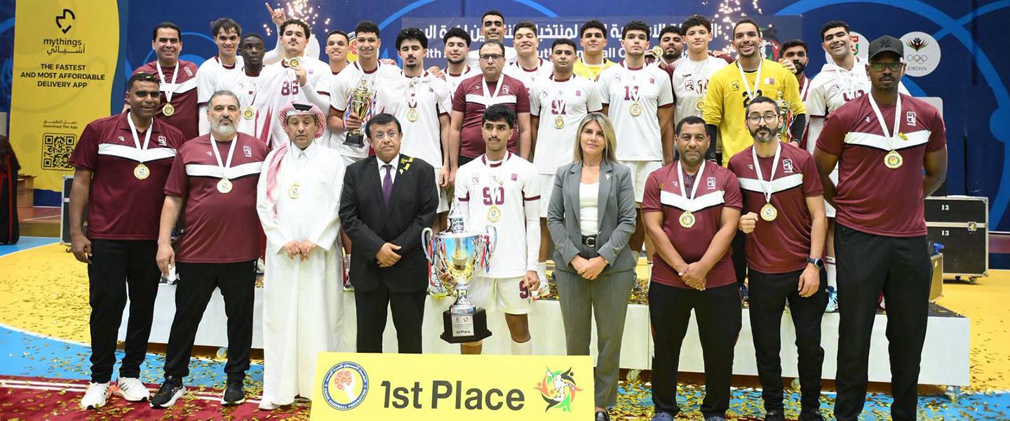 Qatar stay perfect to strike third gold at the AHF Asian Men’s Youth Handball Championship