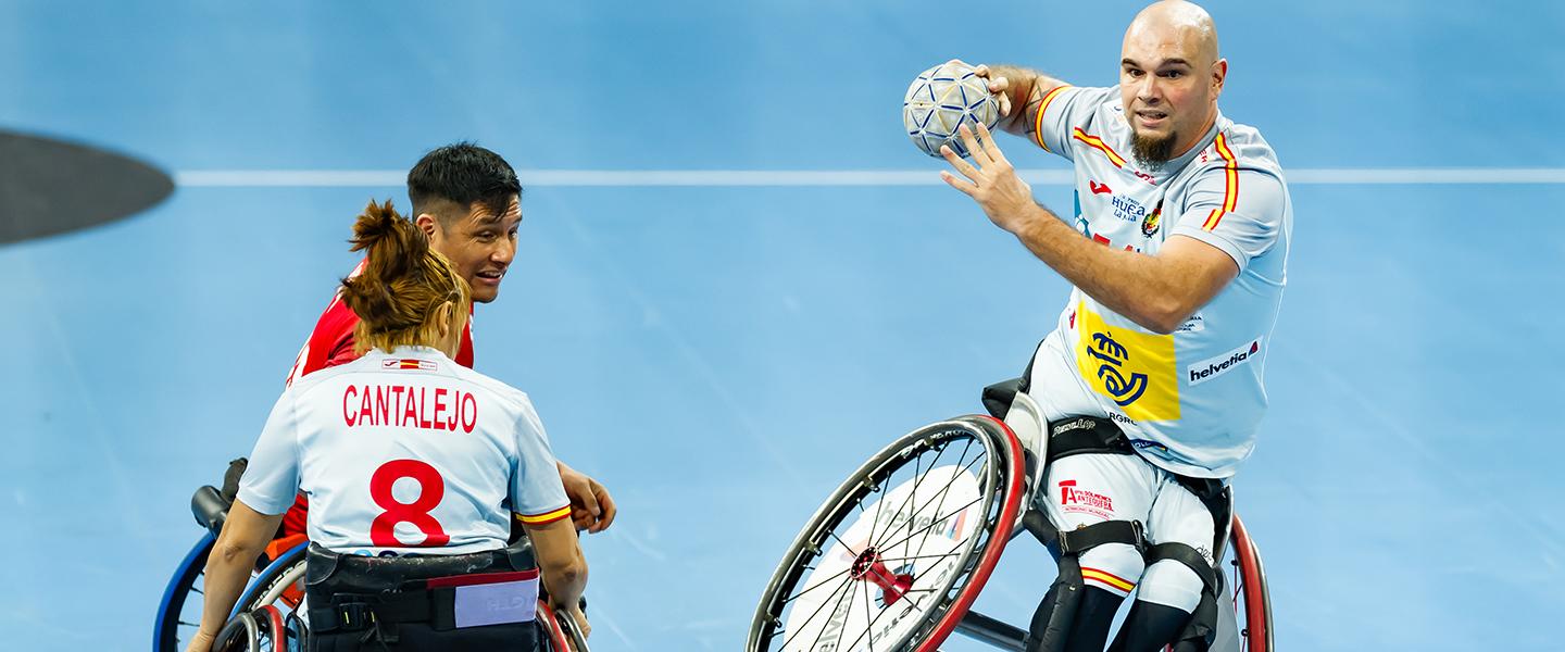 A remarkable rise for Alejos and Spain to Wheelchair Handball World Champions