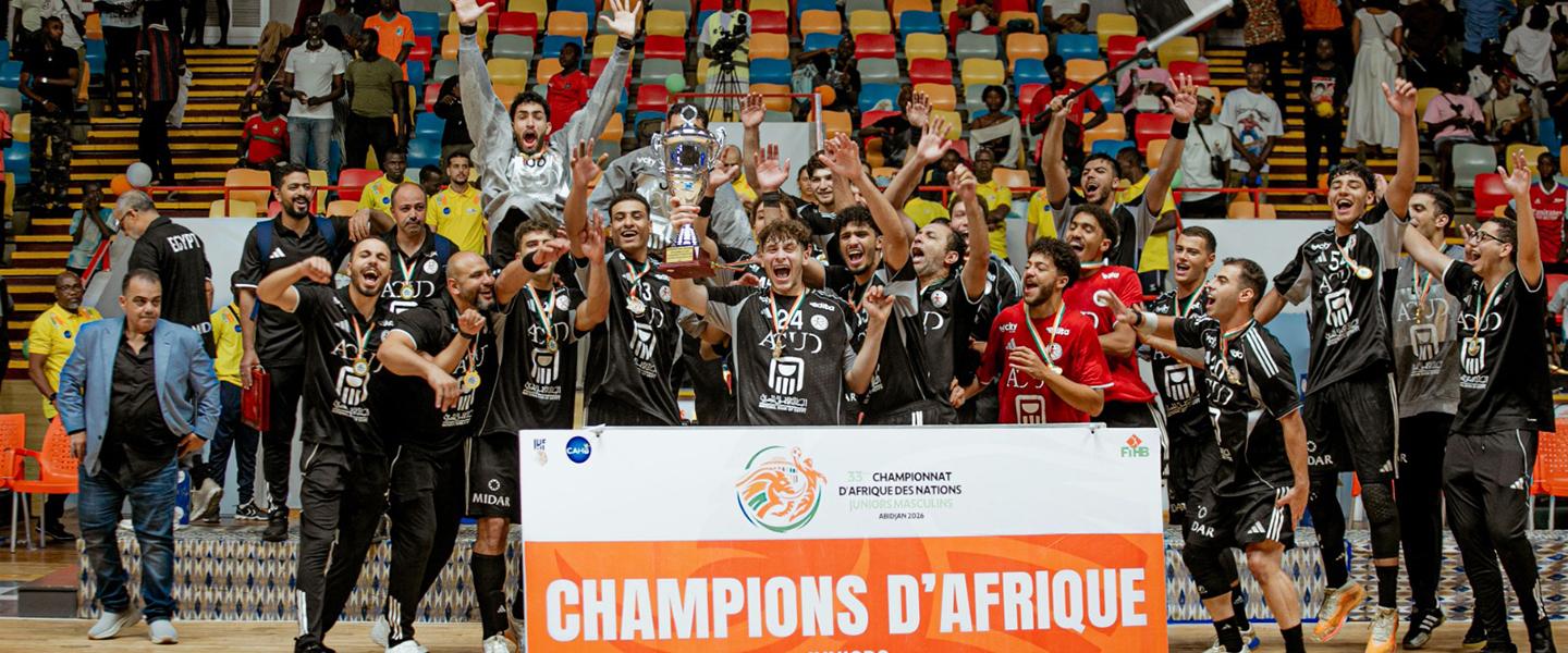 Pharaohs again: Egypt lift fourth title in a row at the CAHB African Men's Junior Handball Championship