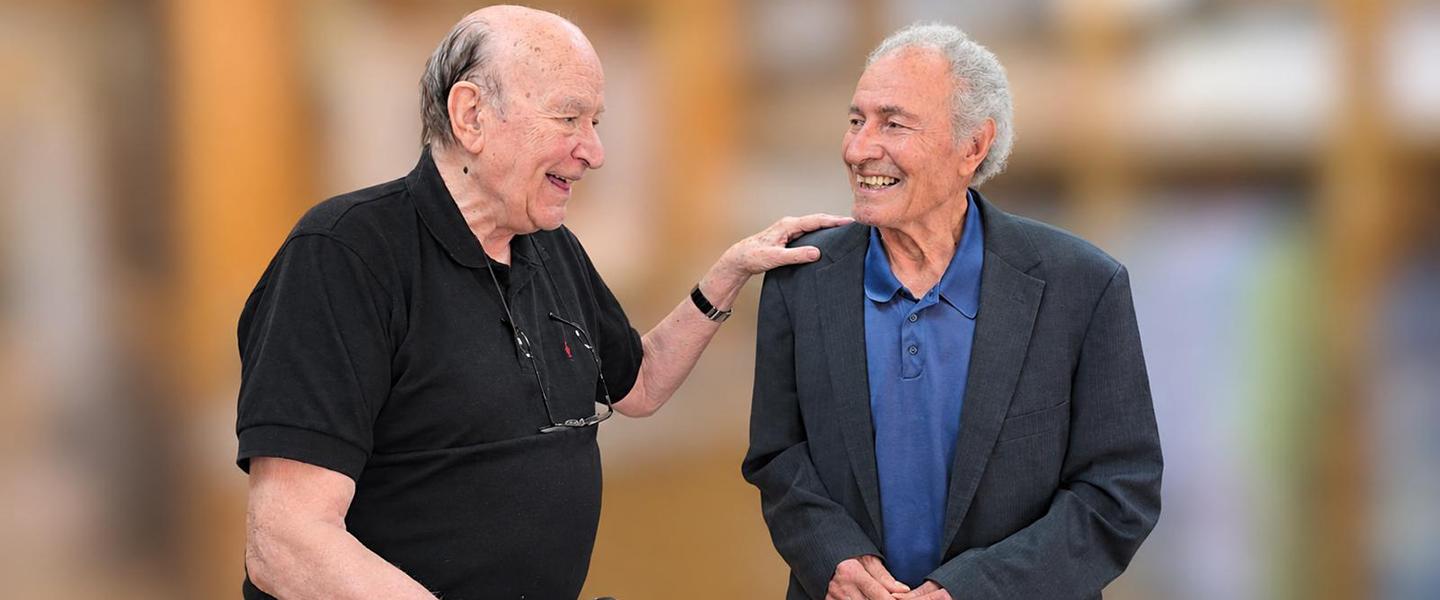 IHF President meets former IHF Vice-President Miguel Roca Mas in Granollers