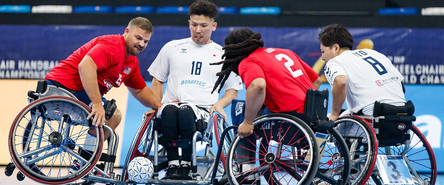 Brazil and Japan open 4th IHF Wheelchair Handball World Championship with clear wins
