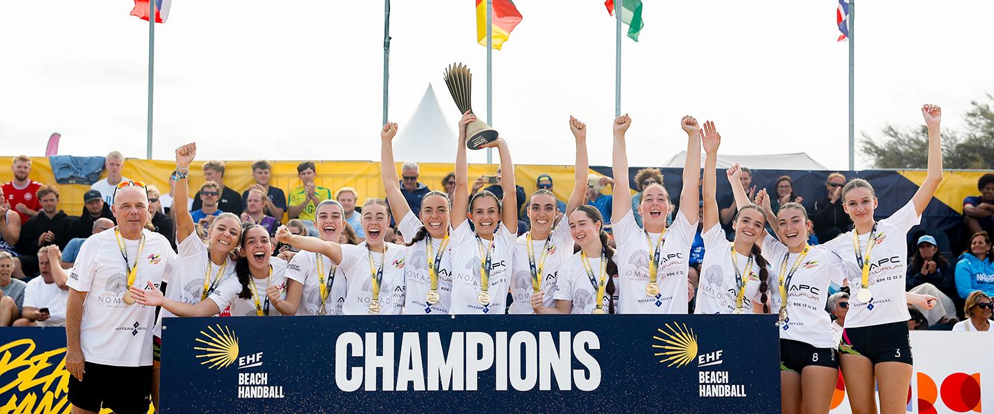 Xàbia and Aarhus 2026 EHF Beach Handball Champions Cup winners