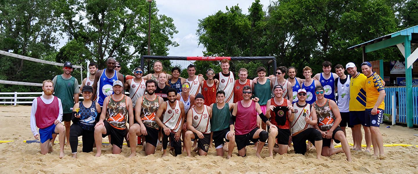 Growing US beach handball on the banks of the Ohio